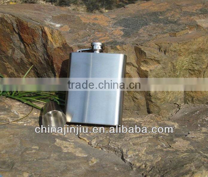 Bule Diamond pocket flask stainless steel