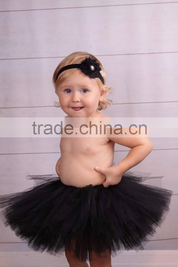 handmade black puffy tutu for kids cheap handmade tutu