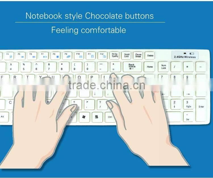 Computer Peripherals chocolate white wireless keyboard and mouse combo