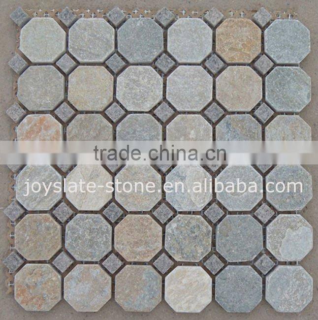 Natural Garden Paving Stone Mosaic