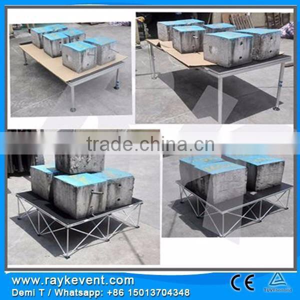 Molile stage Round stage for wedding puppet stage for sale