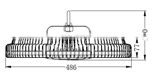 TIWIN 180W 65 degree cool white 17500lm waterproof LED high bay IP65