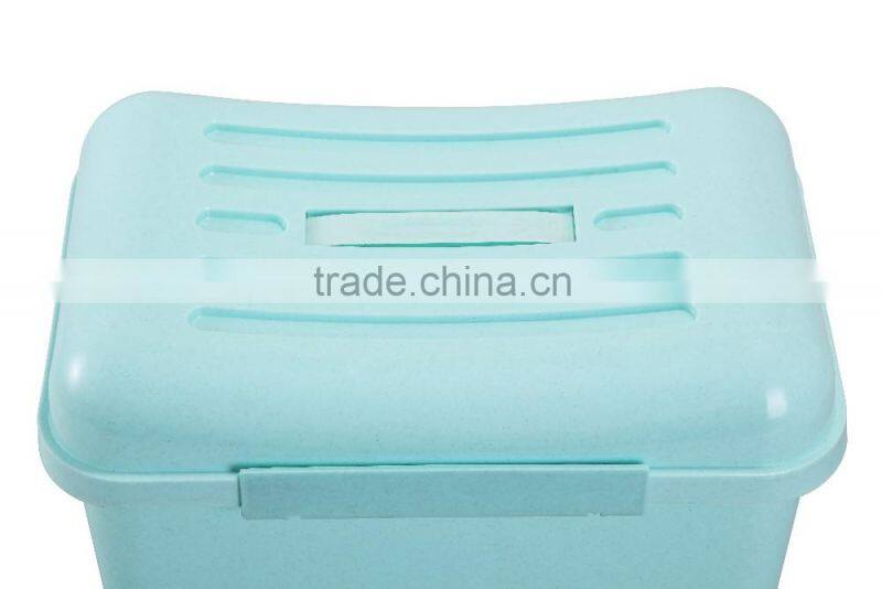 Two layers Plastic Storage Box Bin With Lid