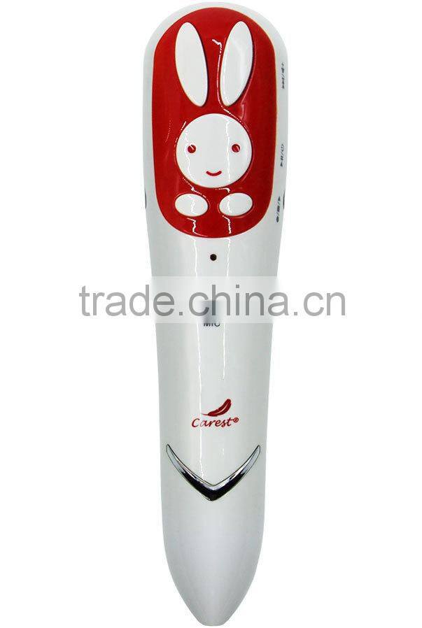 White rabbit interactive toy with audio books