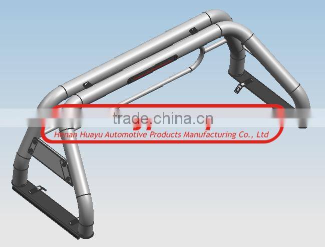 High quality 3" American Style Stainless Steel Roll Bar with side handrails for D-max2007-2012