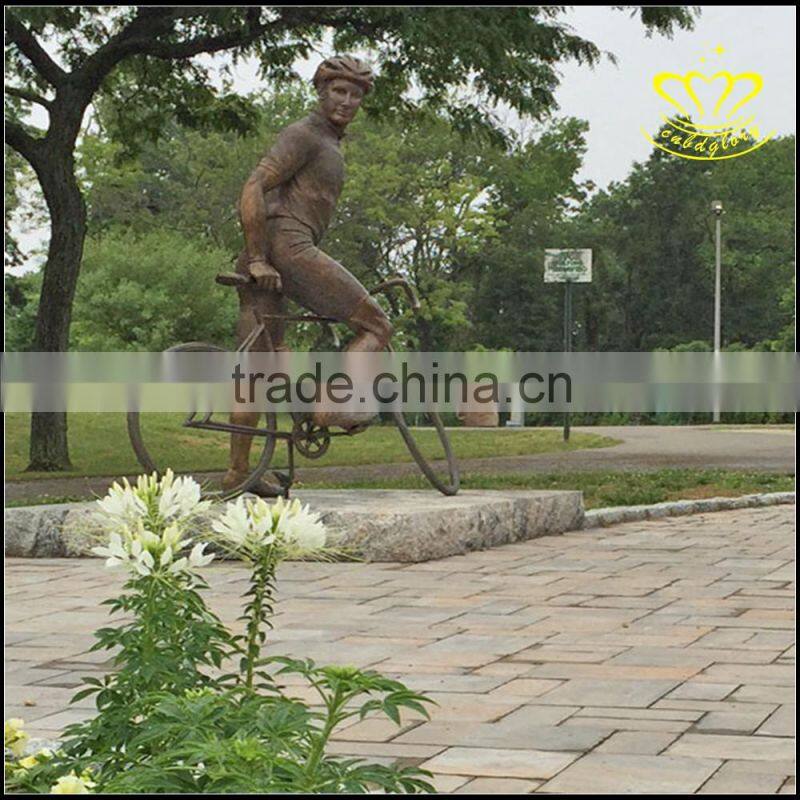 The outdoor garden decoration Figure Sculpture Park Square bronze sculpture