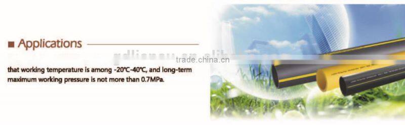 2015 hot sell Less (Liansu) brand natural gas pipe PE Gas Pipe