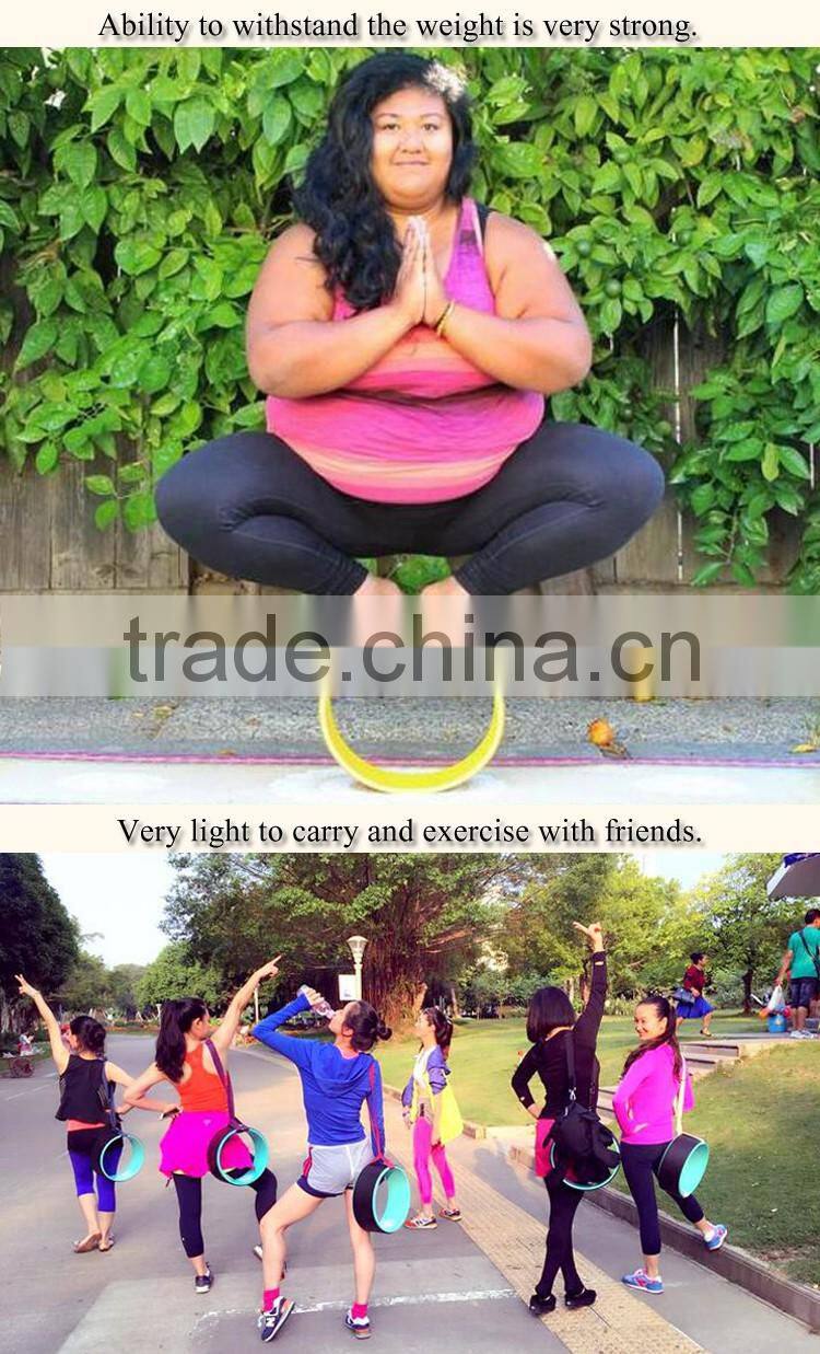High quality fitness euipment yoga wheel for body shape