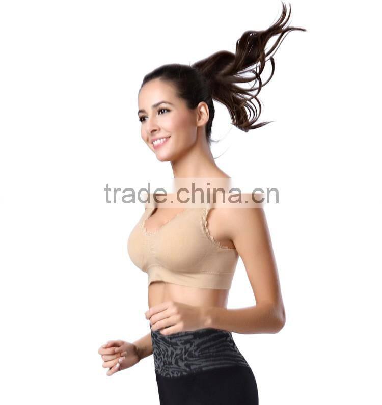 Women sport bra ,fitness running bra , female yoga sleeping sport bra NY100