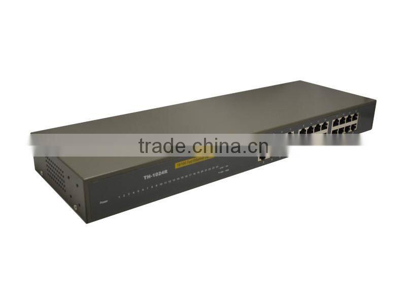 24 port steel case ethernet switch (WD-1024R)