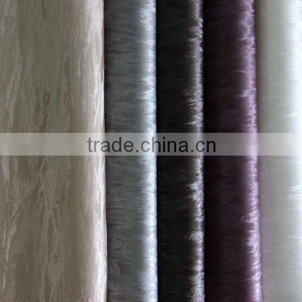 PVC synthetic leather for upholstery usage ,popular use for home decoration,with metalic color or glitter surface