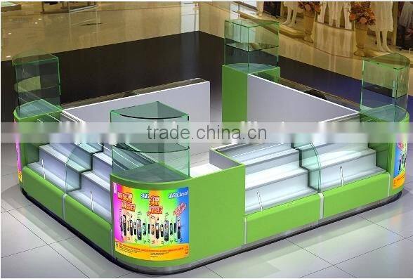 mall kiosk for cell phone showcase display