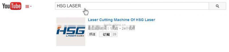 HS-M3015C HSG 500W CNC metal laser cutting engraving machine for sale