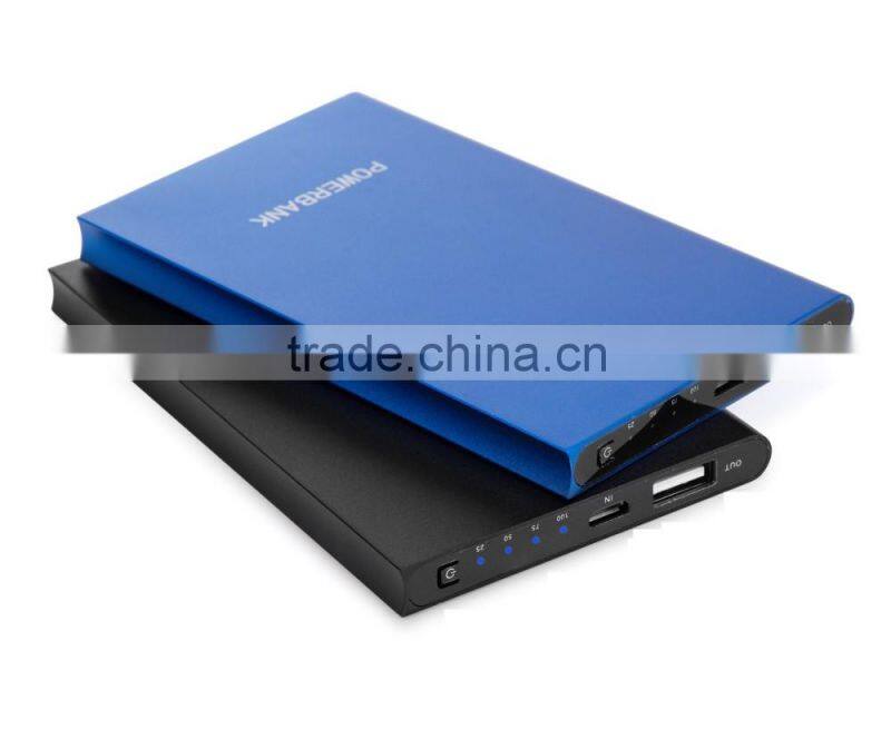 New Arrival Ultra Slim Metal Portable Micro USB Power Bank Battery Charger 4000mah