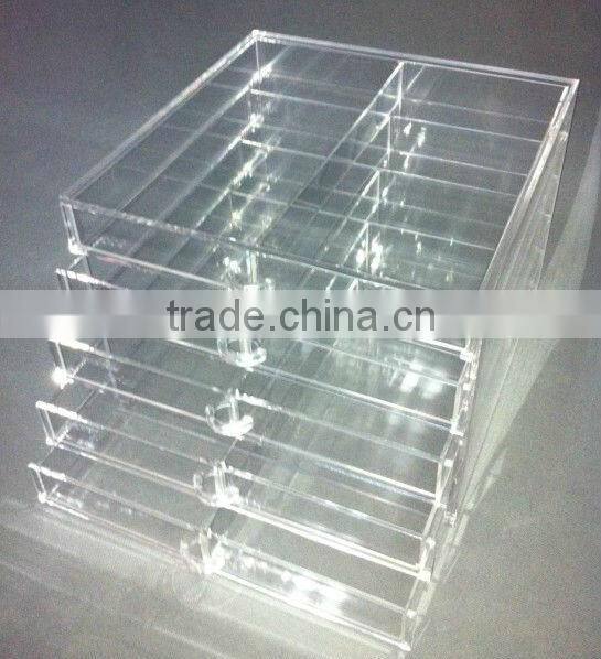 wholesale acrylic makeup organizer with drawers