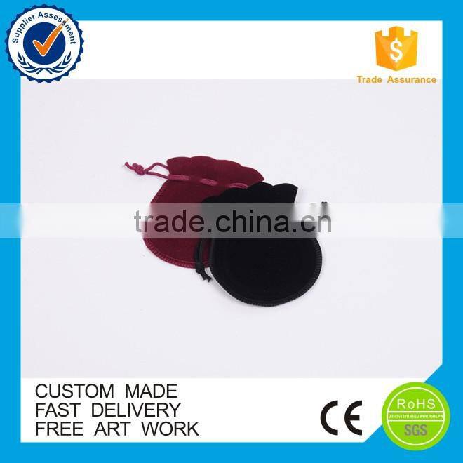 Stylish custom velvet drawstring pouch bag