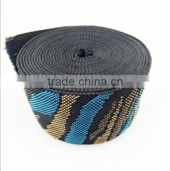 Wholesale jacquard ribbon nylon tape tubular webbing