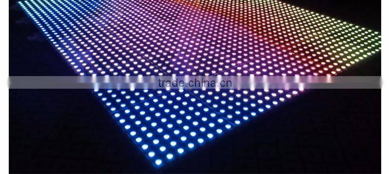 disco music equipment 192pcs 8*8 led pixel digital dance floor
