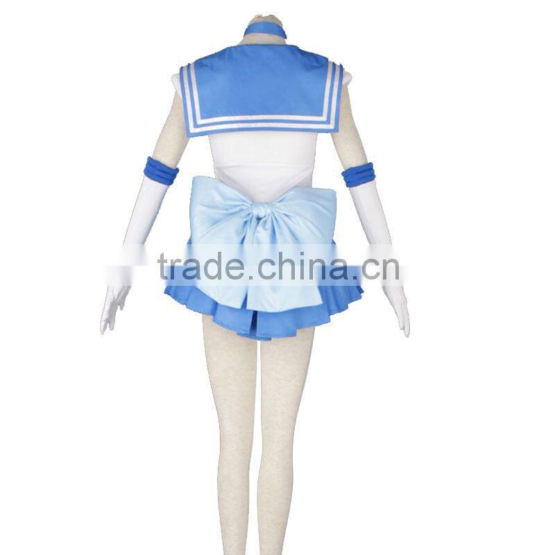 Blue Sexy Uniform Japanese School Girl Cosplay Costume