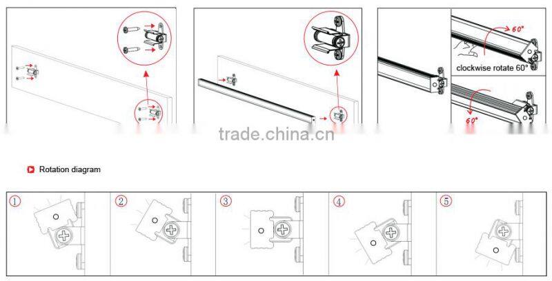 Singapore, IP40 Aluminum Linear Rigid LED Light Bar, 0.3M, 0.5M, 0.6M, 1.0M, 1.2M, DC12/24V Aluminum Linear LED Bar