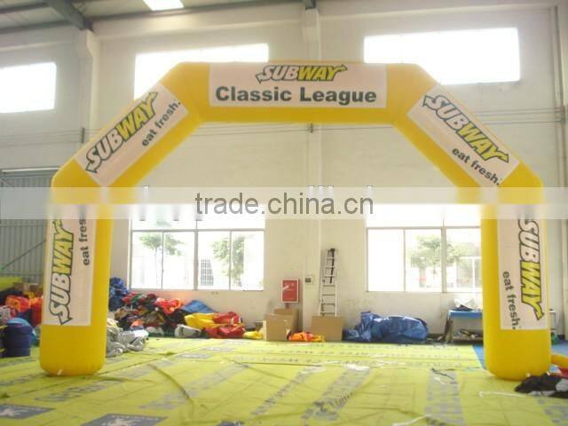 Advertising cheap inflatable arch with full printing