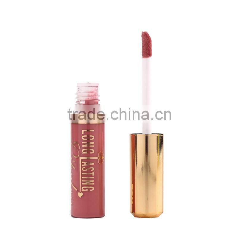 Menow waterproof lip gloss + lip oil 2 in 1 long lasting mooth liquid matte lipstick