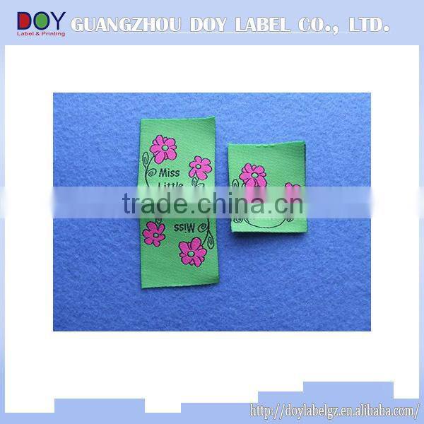 2014 Cheapest hothigh quality woven labels for clothing