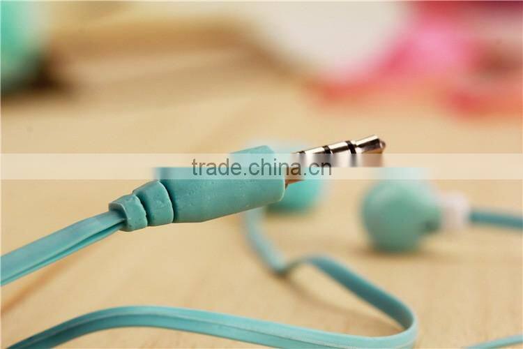 cute and cheap earphones with mic for kid and girl