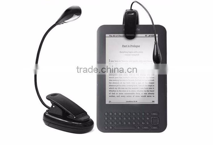 Made In China Colourful 2 Dual Arm Flexible Clip Book reading LED Light.