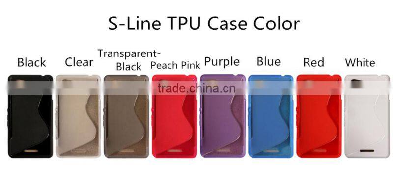 Mobile accessories ultra thin TPU Gel S Line Cell phone case cover for ZTE Blade S7 china price
