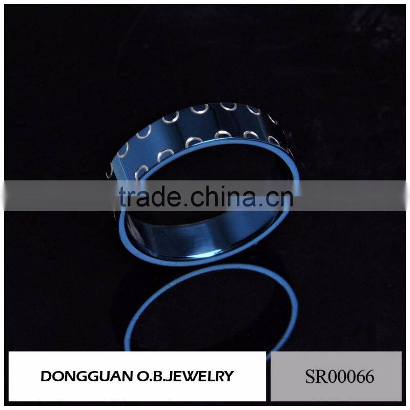 Fashionable Jewelry Men's Ring With White Gold Color /Stainless Steel Ring Designs