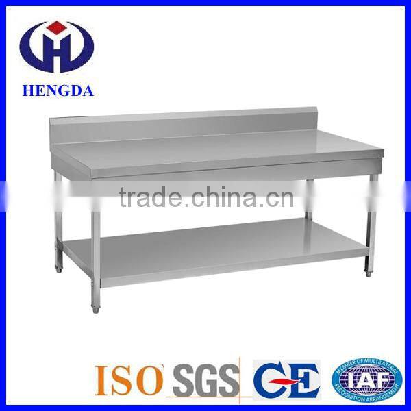 Restaurant Stainless Steel Kitchen Work Table with Under Shelf