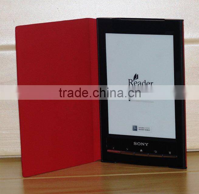 6 Inch Ebook Case PU Leather Skin Case For Sony Reader PRS T1 T2
