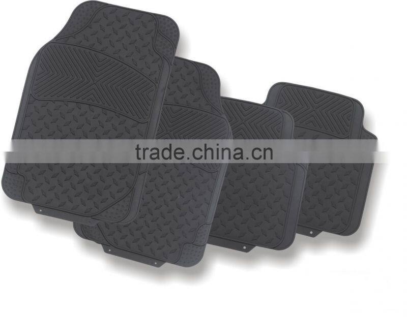 Black PVC material flat car anti-slip floor mat