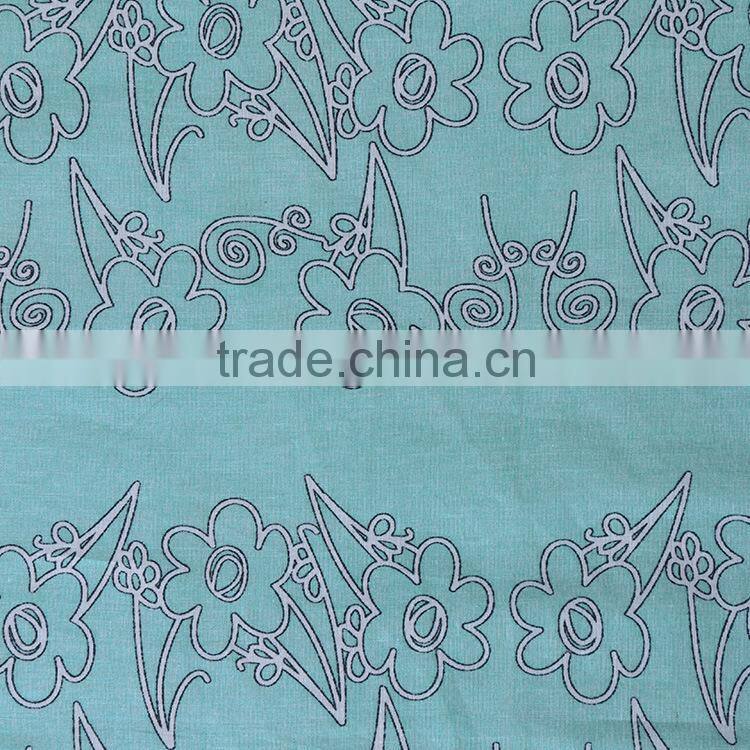 Cotton/polyester knit fabric cvc 60/40 sateen spandex fabric for bedding textile