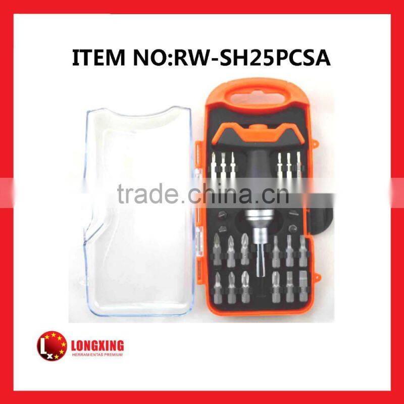 Factory Supply High quality 25pcs precision screwdrivers set rw-sh25pcsa