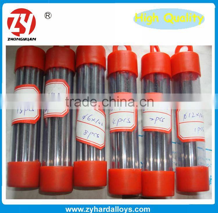 Solid Cemented Carbide Rods with one center hole