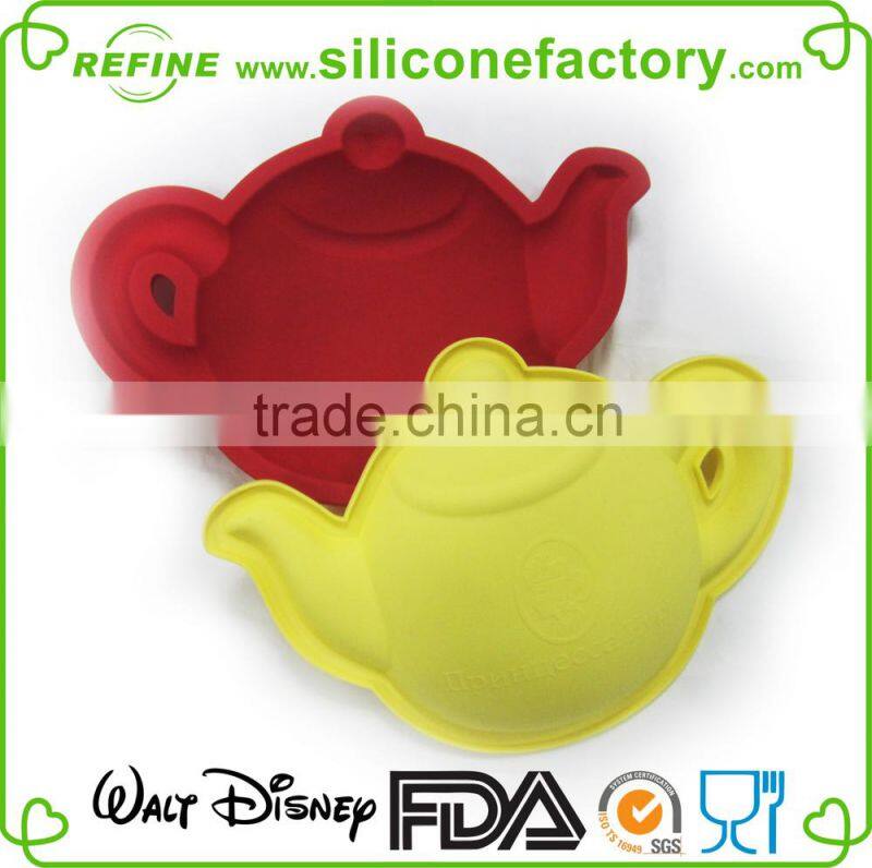 Disney audited factory for kettle shaped non-toxic silicone bake mould