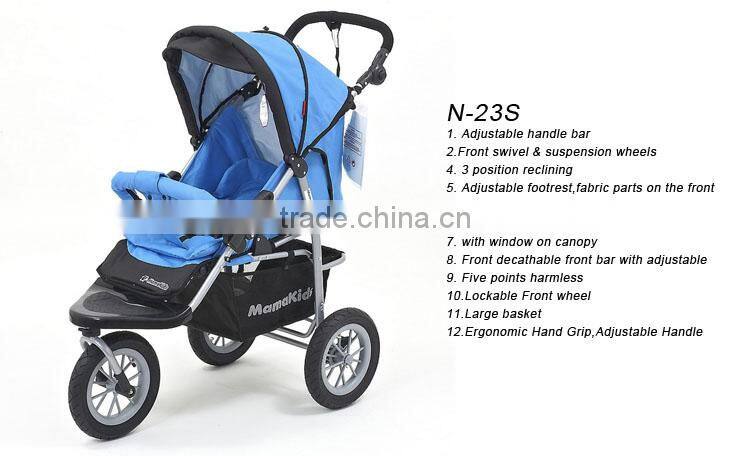 Australia 3 big air wheel baby jogger baby stroller 3 wheel