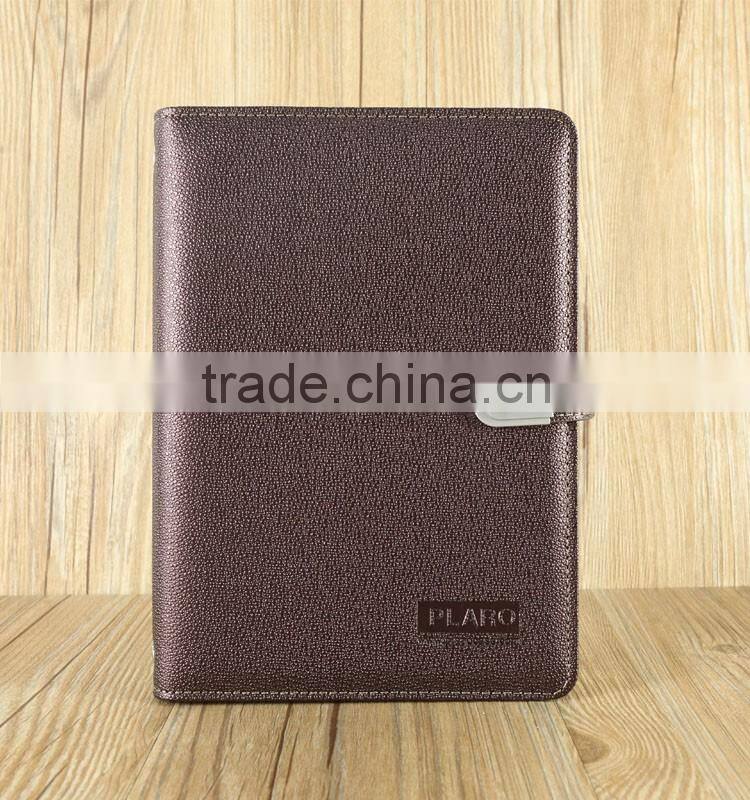 Plaro embossed leather or pu covers leather daily planner diary 2016