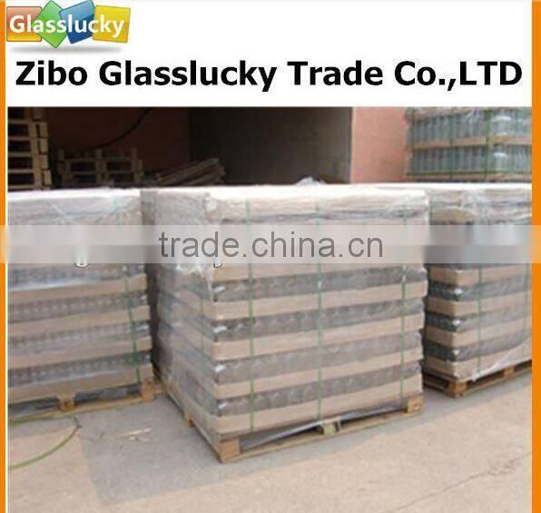 Creative artistical straight clear high quality glass vase for decoration