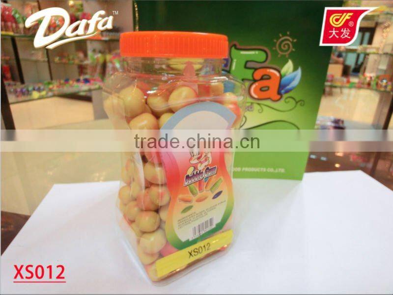 Yellow ball bubble gum