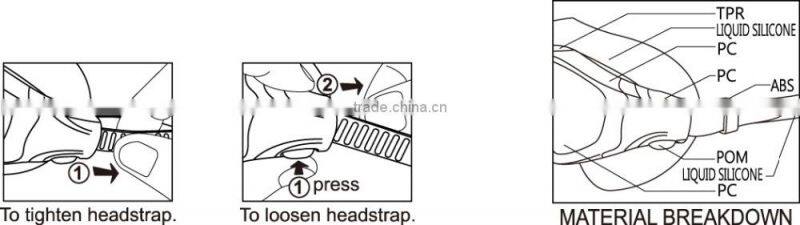 Marlin - Woman Sport Liquid Silicone Seal Outdoor Open Water Swimming Goggles