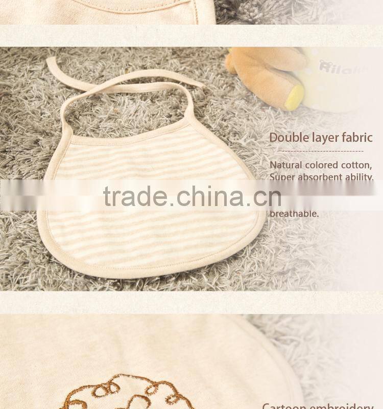 100% cotton baby bibs, scarfs and burp with exquisite embroidery catton sheep bibs