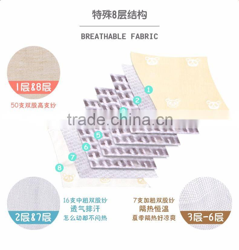 New Arrival Gauze Cotton Kids Cute Sleeping Bag