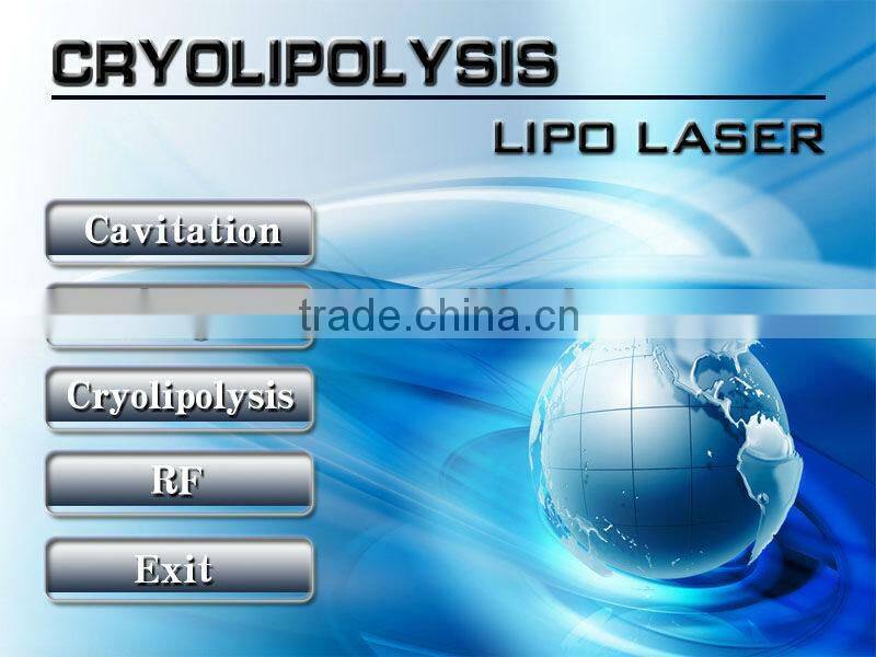 Laser Liposuction Cavitation Slimming Cryolipolysis Machine Fir Body Shaping System