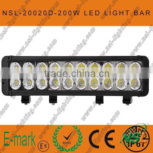17inch 200watt C REE LED fog light/LED light bar for ATV SUV track
