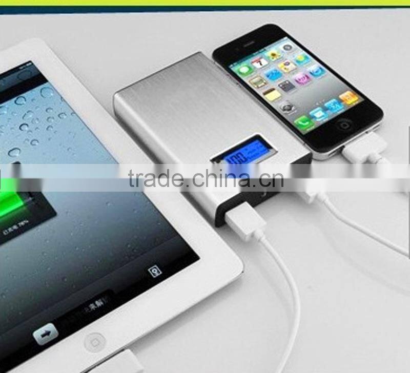 china top ten selling products High Quality Portable Dual USB display screen Mobile For 12000mah Power Bank