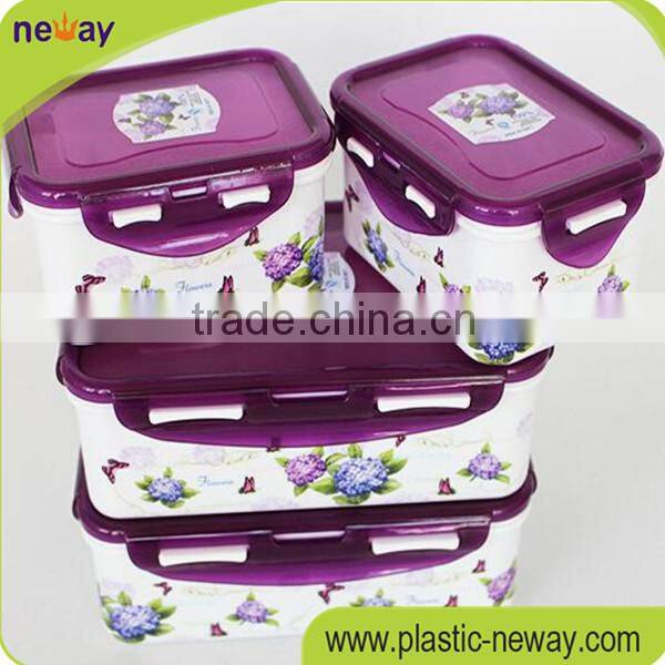 plastic container food packaging for pickle food grade silicone container