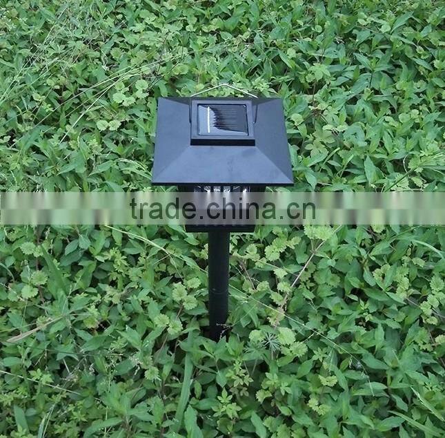 Square solar mosquito lamp, solar lawn lamp 2 leds